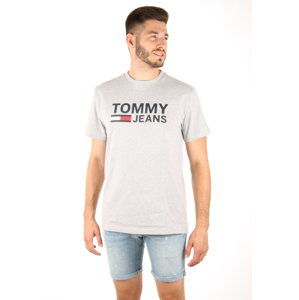 Tommy Hilfiger pánské šedé tričko Classics